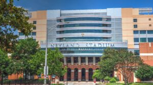 Front of Neyland Stadium at The Univeristy of Tennessee Knoxville